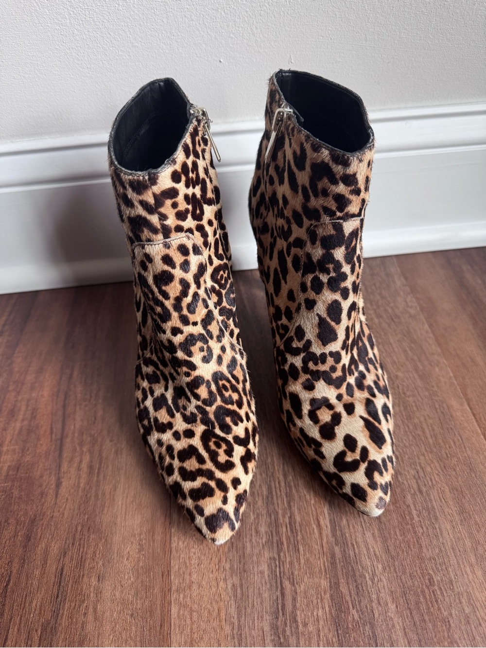 Sam Edelman Leopard Print Ankle Boots